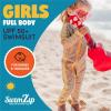 image:imageSwimZip Girls LongSleeve UPF 50 Swimsuit for Baby Toddler amp Little GirlsDitsy Floral