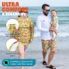 image:imageSwimZip Girls LongSleeve UPF 50 Swimsuit for Baby Toddler amp Little GirlsHibiscus