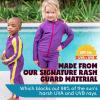 image:imageSwimZip Girls LongSleeve UPF 50 Swimsuit for Baby Toddler amp Little GirlsIn Disguise