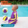 image:imageSwimZip Girls LongSleeve UPF 50 Swimsuit for Baby Toddler amp Little GirlsIn Disguise