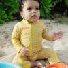 image:imageSwimZip Girls LongSleeve UPF 50 Swimsuit for Baby Toddler amp Little GirlsKaleidoscope