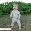 image:imageSwimZip Girls LongSleeve UPF 50 Swimsuit for Baby Toddler amp Little GirlsPetals