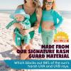 image:imageSwimZip Girls LongSleeve UPF 50 Swimsuit for Baby Toddler amp Little GirlsSeashell