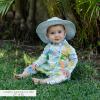 image:imageSwimZip Girls LongSleeve UPF 50 Swimsuit for Baby Toddler amp Little GirlsSunshine