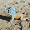 image:imageSwimZip Girls LongSleeve UPF 50 Swimsuit for Baby Toddler amp Little GirlsVibrant Vacay