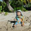 image:imageSwimZip Girls LongSleeve UPF 50 Swimsuit for Baby Toddler amp Little GirlsVibrant Vacay