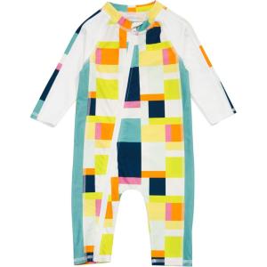 image:imageSwimZip Girls LongSleeve UPF 50 Swimsuit for Baby Toddler amp Little GirlsCheck It Out