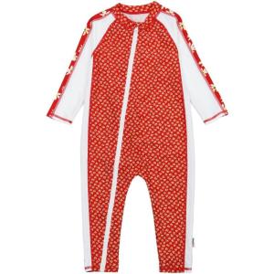 image:imageSwimZip Girls LongSleeve UPF 50 Swimsuit for Baby Toddler amp Little GirlsDaisy