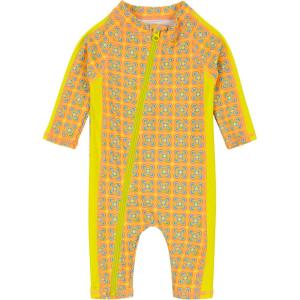 image:imageSwimZip Girls LongSleeve UPF 50 Swimsuit for Baby Toddler amp Little GirlsKaleidoscope