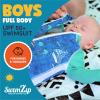 image:imageSwimZip Boys LongSleeve UPF 50 Swimsuit for Baby Toddler amp Little BoysCaptain Kid