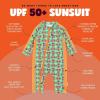 image:imageSwimZip Boys LongSleeve UPF 50 Swimsuit for Baby Toddler amp Little BoysCrab