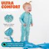 image:imageSwimZip Boys LongSleeve UPF 50 Swimsuit for Baby Toddler amp Little BoysDeep Blue Sharks