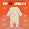 image:imageSwimZip Boys LongSleeve UPF 50 Swimsuit for Baby Toddler amp Little BoysGamified