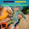 image:imageSwimZip Boys LongSleeve UPF 50 Swimsuit for Baby Toddler amp Little BoysGeo Party