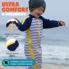 image:imageSwimZip Boys LongSleeve UPF 50 Swimsuit for Baby Toddler amp Little BoysHamptons Getaway