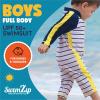 image:imageSwimZip Boys LongSleeve UPF 50 Swimsuit for Baby Toddler amp Little BoysHamptons Getaway