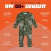image:imageSwimZip Boys LongSleeve UPF 50 Swimsuit for Baby Toddler amp Little BoysHawaiian Rainforest