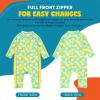 image:imageSwimZip Boys LongSleeve UPF 50 Swimsuit for Baby Toddler amp Little BoysLemons