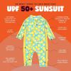 image:imageSwimZip Boys LongSleeve UPF 50 Swimsuit for Baby Toddler amp Little BoysLemons