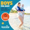 image:imageSwimZip Boys LongSleeve UPF 50 Swimsuit for Baby Toddler amp Little BoysMediterranean Lemons