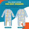 image:imageSwimZip Boys LongSleeve UPF 50 Swimsuit for Baby Toddler amp Little BoysMediterranean Lemons