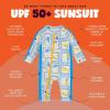 image:imageSwimZip Boys LongSleeve UPF 50 Swimsuit for Baby Toddler amp Little BoysMediterranean Lemons