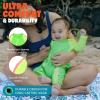 image:imageSwimZip Boys LongSleeve UPF 50 Swimsuit for Baby Toddler amp Little BoysNeon GreenYellow