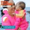 image:imageSwimZip Boys LongSleeve UPF 50 Swimsuit for Baby Toddler amp Little BoysNeon PinkOrange
