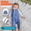 image:imageSwimZip Boys LongSleeve UPF 50 Swimsuit for Baby Toddler amp Little BoysOcean Breeze