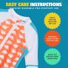 image:imageSwimZip Boys LongSleeve UPF 50 Swimsuit for Baby Toddler amp Little BoysOrange Dino