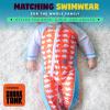 image:imageSwimZip Boys LongSleeve UPF 50 Swimsuit for Baby Toddler amp Little BoysOrange Dino