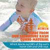 image:imageSwimZip Boys LongSleeve UPF 50 Swimsuit for Baby Toddler amp Little BoysOrange Dino