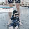 image:imageSwimZip Boys LongSleeve UPF 50 Swimsuit for Baby Toddler amp Little BoysPineapples