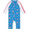 image:imageSwimZip Boys LongSleeve UPF 50 Swimsuit for Baby Toddler amp Little BoysStarfish