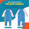 image:imageSwimZip Boys LongSleeve UPF 50 Swimsuit for Baby Toddler amp Little BoysStarfish