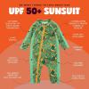 image:imageSwimZip Boys LongSleeve UPF 50 Swimsuit for Baby Toddler amp Little BoysThe Tropics
