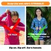 image:imageSwimZip Girls 3 Pc Swim Set wLong Sleeve Rash Guard Tankini amp Shorts UPF 50Coastal
