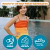 image:imageSwimZip Girls 3 Pc Swim Set wLong Sleeve Rash Guard Tankini amp Shorts UPF 50Color Pop