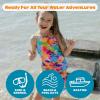 image:imageSwimZip Girls 3 Pc Swim Set wLong Sleeve Rash Guard Tankini amp Shorts UPF 50Impressions