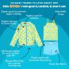 image:imageSwimZip Girls 3 Pc Swim Set wLong Sleeve Rash Guard Tankini amp Shorts UPF 50Lemons