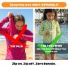 image:imageSwimZip Girls 3 Pc Swim Set wLong Sleeve Rash Guard Tankini amp Shorts UPF 50Lemons