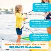 image:imageSwimZip Girls 3 Pc Swim Set wLong Sleeve Rash Guard Tankini amp Shorts UPF 50Mediterranean Lemons