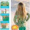 image:imageSwimZip Girls 3 Pc Swim Set wLong Sleeve Rash Guard Tankini amp Shorts UPF 50The Tropics