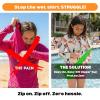 image:imageSwimZip Girls 3 Pc Swim Set wLong Sleeve Rash Guard Tankini amp Shorts UPF 50Tropical Birds