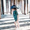 image:imageSwimZip Kids Short Sleeve Rash Guard  Euro Shorties UPF 50 Swimsuit SetJellyfish