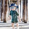 image:imageSwimZip Kids Short Sleeve Rash Guard  Euro Shorties UPF 50 Swimsuit SetJellyfish
