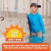 image:imageSwimZip UPF 50 Long Sleeve Rash Guard for Boys and Girls  Baby Toddler KidsBlue Danube