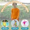 image:imageSwimZip UPF 50 Long Sleeve Rash Guard for Boys and Girls  Baby Toddler KidsDesert Orange
