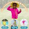 image:imageSwimZip UPF 50 Long Sleeve Rash Guard for Boys and Girls  Baby Toddler KidsFuchsia Festival