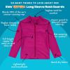 image:imageSwimZip UPF 50 Long Sleeve Rash Guard for Boys and Girls  Baby Toddler KidsFuchsia Festival